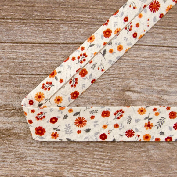 Косая бейка с рисунком SAFISA, арт.6626, 20 мм, 20 м, цвет 03