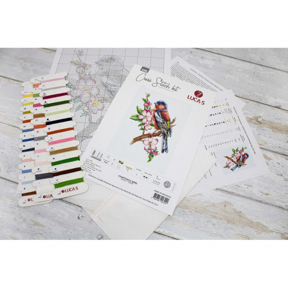 Набор для вышивания LUCA-S арт. B1196 Зяблик 11х16 см