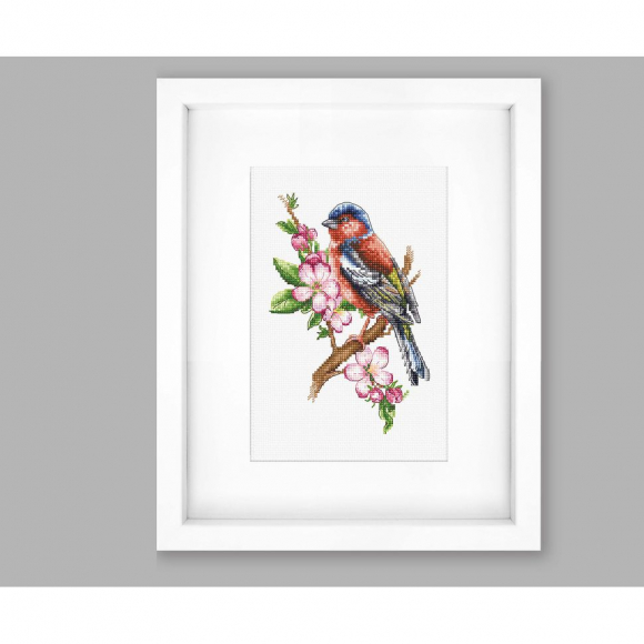 Набор для вышивания LUCA-S арт. B1196 Зяблик 11х16 см