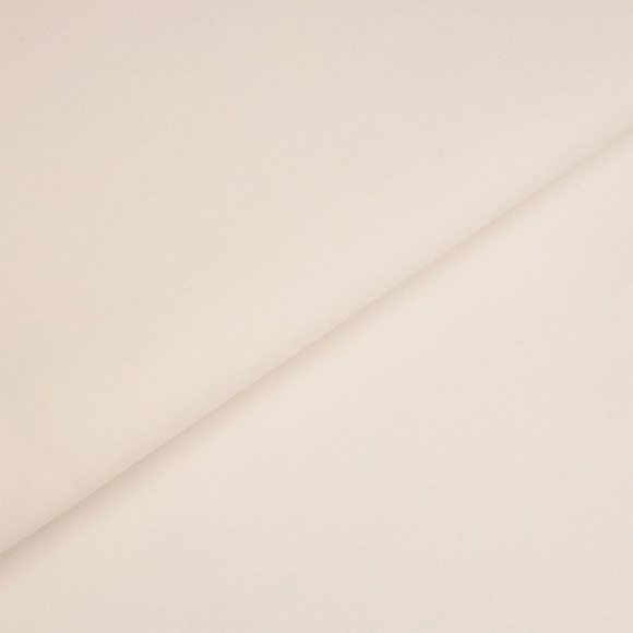 Ткань ТиСи поплин стрейч 110 г/м? 65% пэ, 33% хлопок, 2% спандекс шир.150 см арт.TBY.TC.02 цв.айвори рул.25м