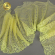 Кружево вышивка на сетке KRUZHEVO арт.TBY.OG73 шир.220мм цв.желтый,левая уп.7,25м