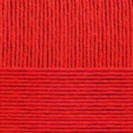 Пряжа для вязания ПЕХ Нежная (50% хлопок, 50% акрил) 5х50г/150м цв.006 красный