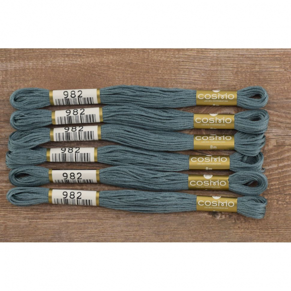 164672_Мулине COSMO однотонный цвет 982