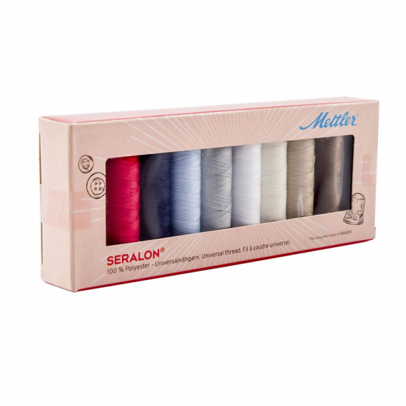 185907_Набор с нитками Seralon в подарочной упаковке,10 катушек