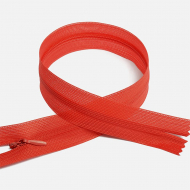 Молния MaxZipper пласт. потайная №3 20см н/р цв.F159 красный уп.50шт