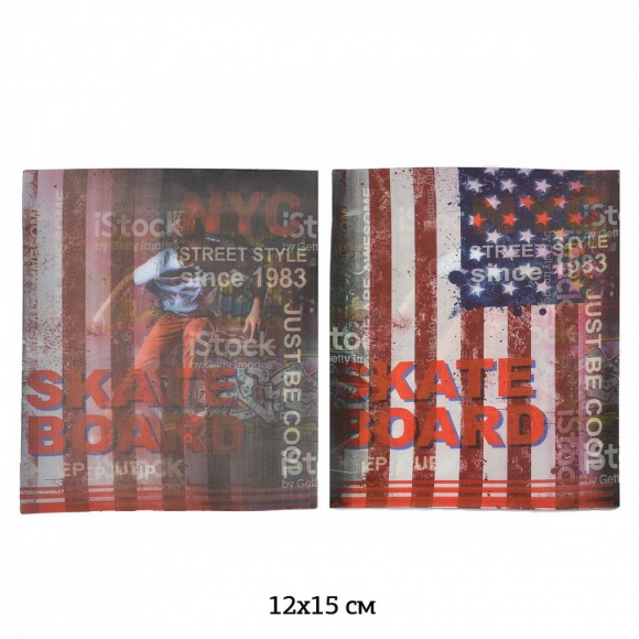 Термоаппликации 3D (интерактивные) арт.TBY.3D10 NYC 12х15см, уп.5шт