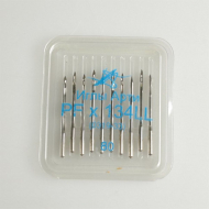 Иглы арт.0319-33 № 80 для кожи (игла остр.,овал.правая 45град.) к ПШМ уп.10игл