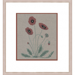 184269_Набор для вышивания "LES COQUELICOTS" (Маки)