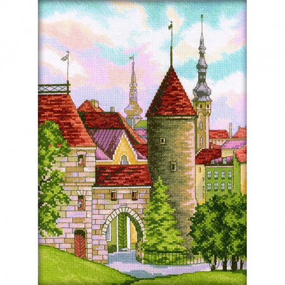Набор для вышивания РТО арт.M201 Старый Таллин 22х30 см