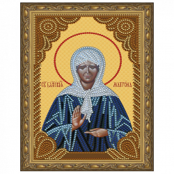 Картина 5D мозаика с нанесенной рамкой Molly арт.KM0800 Матрона Московская (8 цветов) 20х30 см