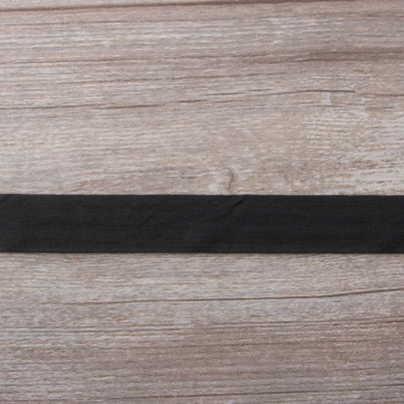 32155_Тесьма киперная хлопковая на блистере SAFISA, 25 мм, 2 м , цвет 01, черный