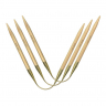 136695_Спицы чулочные, гибкие, бамбук, addiCraSyTrio BAMBOO LONG №5, 30 см