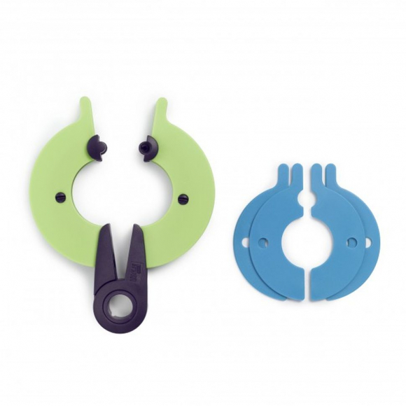 624182 PRYM Устройство для изготовления помпонов 2 в 1, размер L, пластик, многоцветный 624182 PRYM Устройство для изготовления помпонов 2 в 1, размер L, пластик, многоцветный