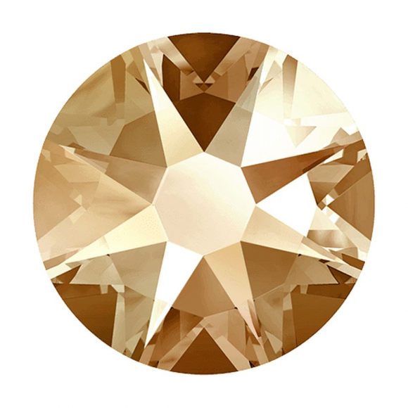 Стразы термоклеевые Xirius 8+8 граней SS16 (3,8-4,0 мм) арт.HF16-04 цв.Smoked topaz, уп.100шт