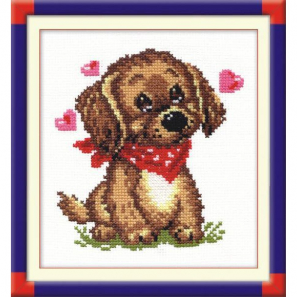 Набор для вышивания ЧУДЕСНАЯ ИГЛА арт.16-09 Мечтаю о тебе 12х14см