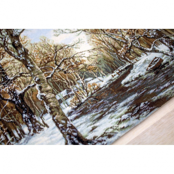 Набор для вышивания LUCA-S арт. G597 Первый снег 32х24 см