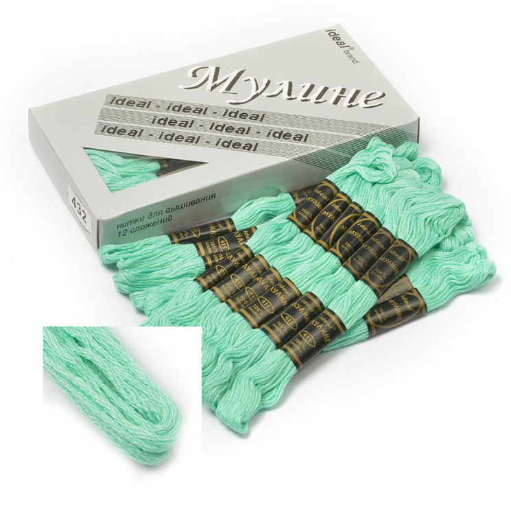 Нитки мулине IDEAL арт.ТВ (100% хлопок) 24х8м цв.415