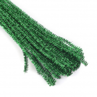 Проволока-синель Magic 4 Hobby арт.TBY.120628-005 10x300mm металлиз. цв.зеленый уп.50шт