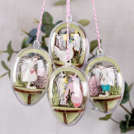 134627_Яйцо из прозрачного пластика разъемное, 8 см