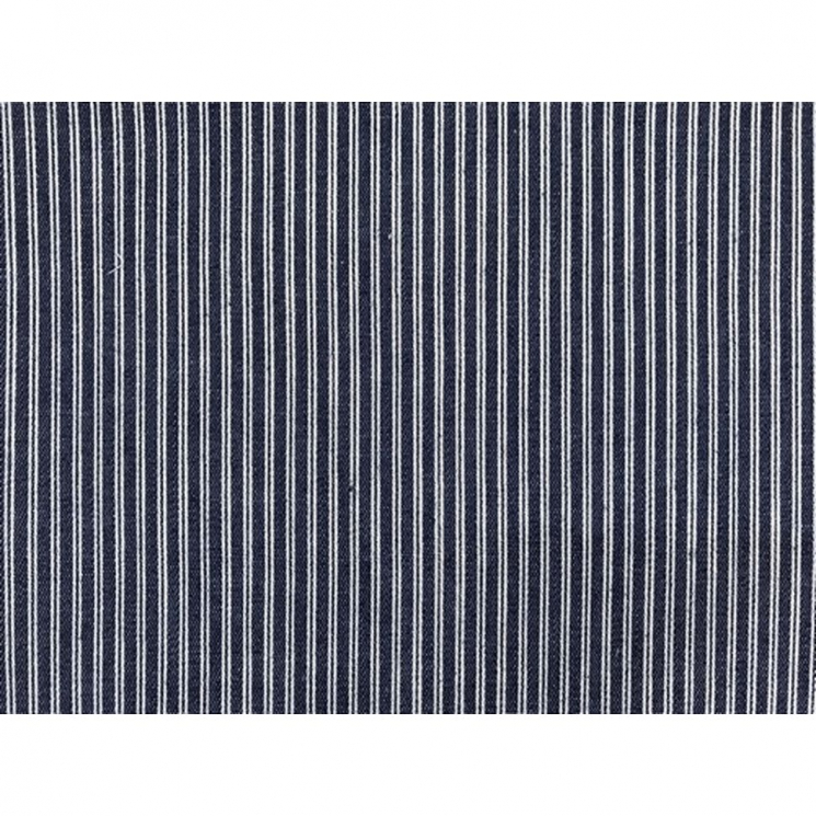 Ткань джинс FD "Полоска-2" КЛ.26014 (40%п/э, 60%х/б) 48х50см цв.т.синий