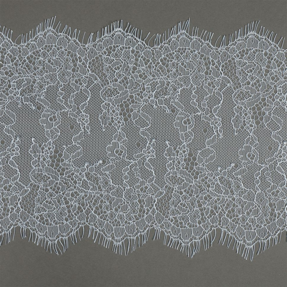 Кружево реснички KRUZHEVO арт.TBY A88 шир.170мм цв.F183 голубой уп.3м