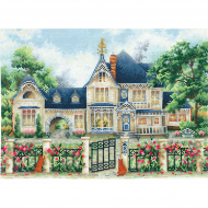 Набор для вышивания СДЕЛАЙ СВОИМИ РУКАМИ арт.А-05 Английская усадьба 33х23,5 см