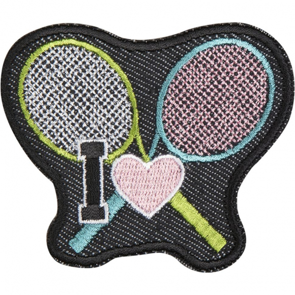 Термоаппликация "Я люблю теннис"