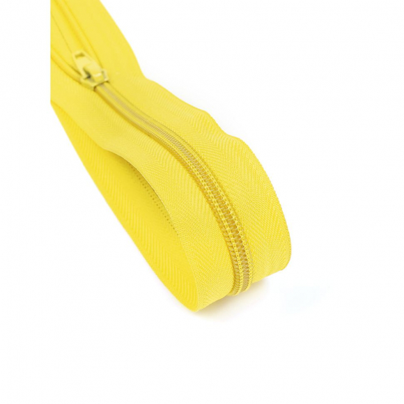 Молния MaxZipper пласт. спираль №5-N 80см цв.F110 желтый уп.10шт