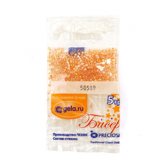 Бисер №10, 5 г., цвет 58589