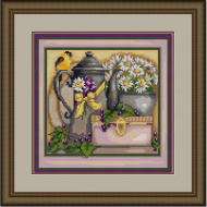 Рисунок на ткани (Бисер) КОНЁК арт. 9684 Кухня 2 25х25 см