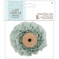 80813_Тесьма в складку декоративная Eau De Nil