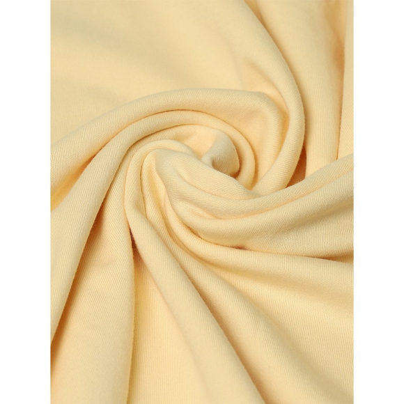 Ткань трикотаж арт.TBY.ZD8662, 230г/м, 98% хлопок  2% эластан, шир.185см, цв.05 бежевый, рул.20м