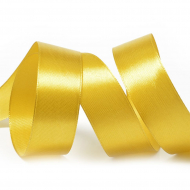 Лента атласная 25мм цв.3023 т.золотой IDEAL уп.27,4 м