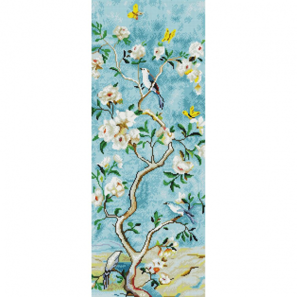 Картина мозаикой Molly арт.KM1055 Панно. Нежные цветы (30 цветов) 35х90 см