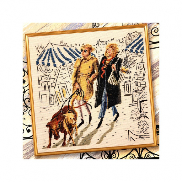 Набор для вышивания РТО арт.М859 Богемный полдень 29х29 см Набор для вышивания РТО арт.М859 Богемный полдень 29х29 см