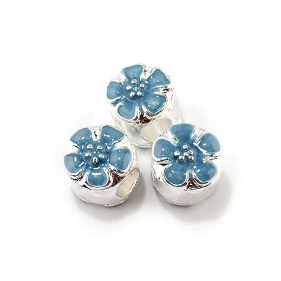 Бусины металлические с эмалью арт.PN-C179 10х12мм, in ? 5мм