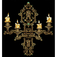 Набор для вышивания СДЕЛАЙ СВОИМИ РУКАМИ арт.В-28 Вечер при свечах 43х48 см