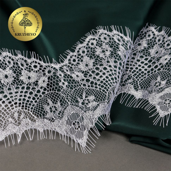 Кружево реснички KRUZHEVO арт.TBY 78188-1 шир.95мм цв.1 белый уп.15м (по 3м) Кружево реснички KRUZHEVO арт.TBY 78188-1 шир.95мм цв.1 белый уп.15м (по 3м)