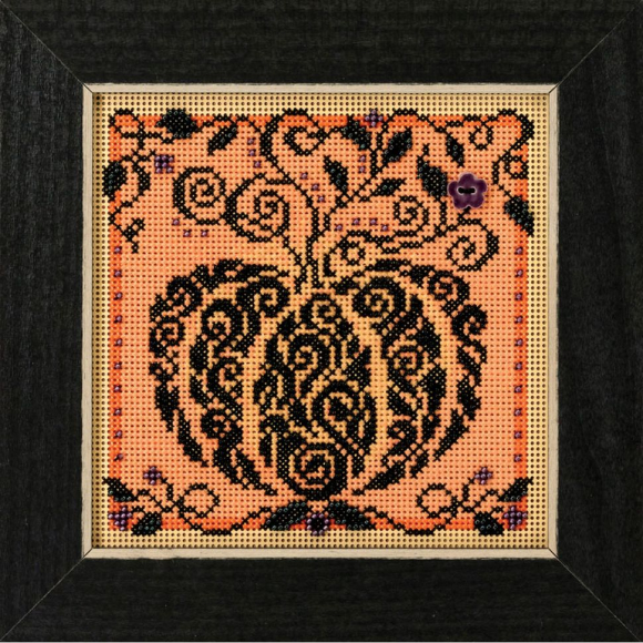 Набор для вышивания бисером MILL HILL Зачарованная тыква 13,33х13,33 см Набор для вышивания бисером MILL HILL Зачарованная тыква 13,33х13,33 см