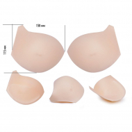 Чашечки корсетные TBY-10.02 с эффектом push-up р.80 цв. телесный уп.10 пар