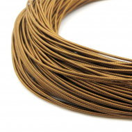 Канитель жесткая арт.KAN/MS 1-15 матовый, цв.шоколад уп.100 г