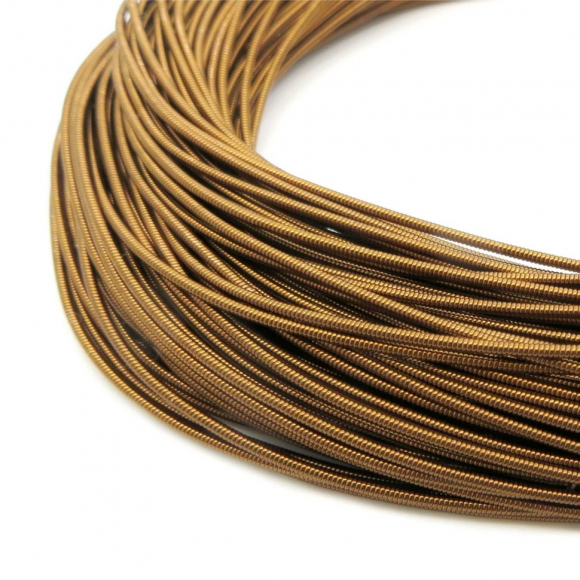 Канитель жесткая арт.KAN/MS 1-15 матовый, цв.шоколад уп.100 г