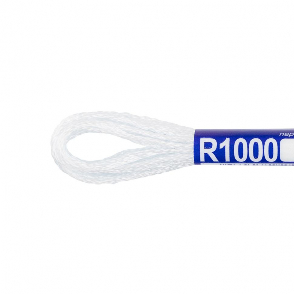 Нитки для вышивания Gamma мулине 100% вискоза 12 x 8 м цв. R1000 БЕЛЫЙ