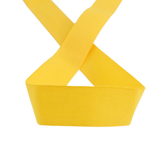 32172_Тесьма киперная хлопковая на блистере SAFISA, 25 мм, 2 м , цвет 32, желтый