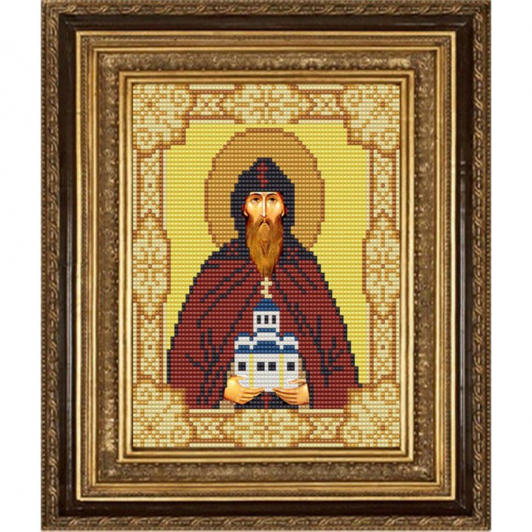 Рисунок на ткани (Бисер) КОНЁК арт. 9165 Святой Даниил 15х18 см