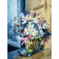 Картины по номерам Белоснежка арт.БЛ.139-AS Ромашковое утро 30х40 см Картины по номерам Белоснежка арт.БЛ.139-AS Ромашковое утро 30х40 см