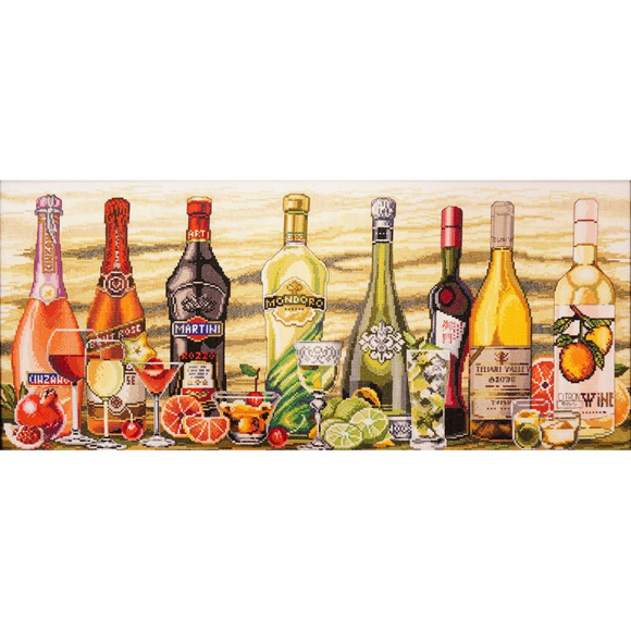 Набор для вышивания МАРЬЯ ИСКУСНИЦА арт.11.002.05 Игристое 60х25 см