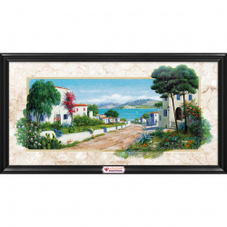 Набор для изготовления картин АЛМАЗНАЯ ЖИВОПИСЬ арт.АЖ.1912 Дорога к океану 60х30 см