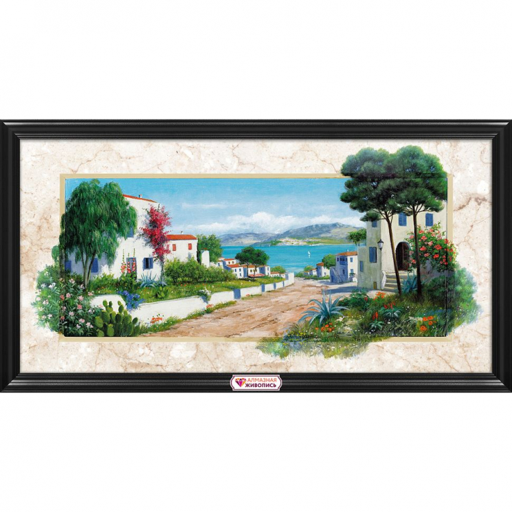 Набор для изготовления картин АЛМАЗНАЯ ЖИВОПИСЬ арт.АЖ.1912 Дорога к океану 60х30 см