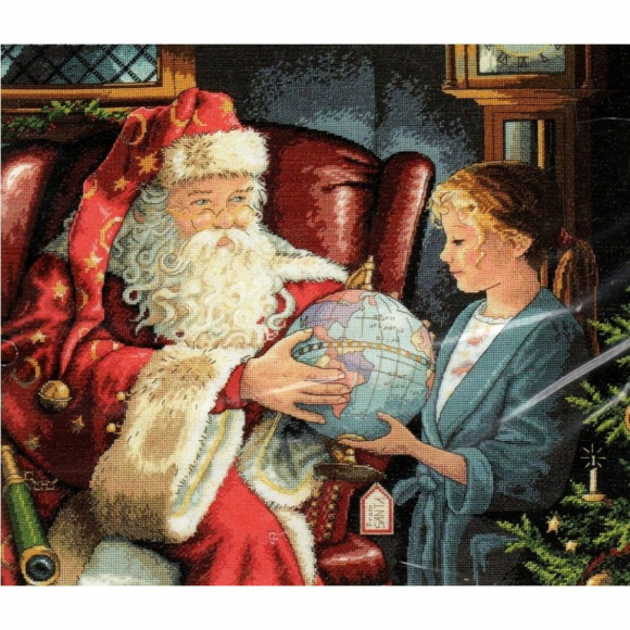 Набор для вышивания DIMENSIONS арт.DMS-08803 Однажды в Сочельник 38х33 см Набор для вышивания DIMENSIONS арт.DMS-08803 Однажды в Сочельник 38х33 см